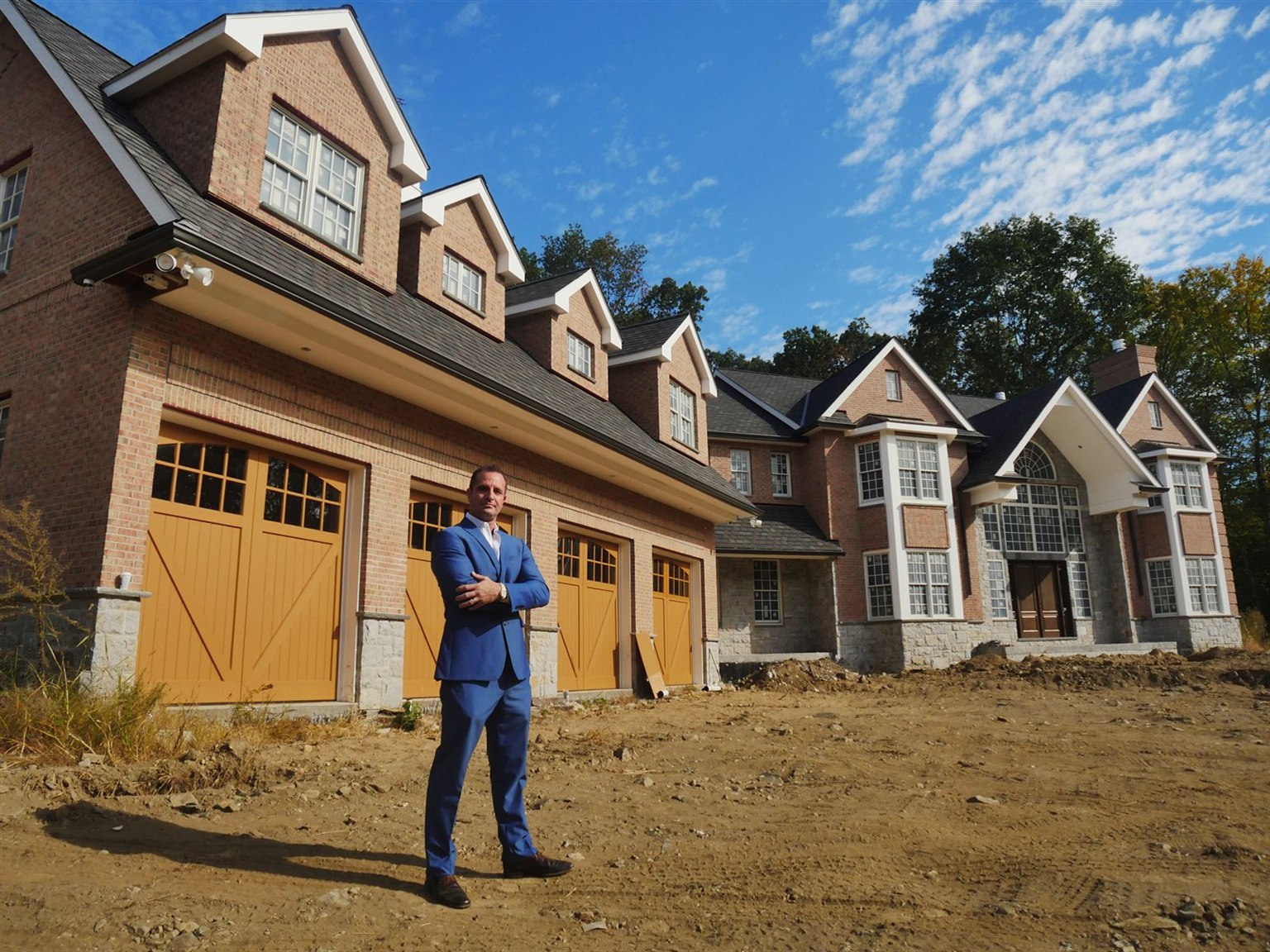 Jerry Villani on site at a new construction build